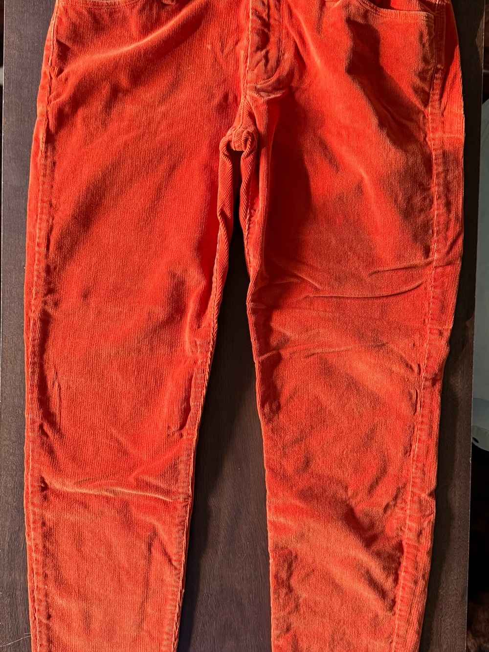 Banana Republic Orange Corduroy Pants